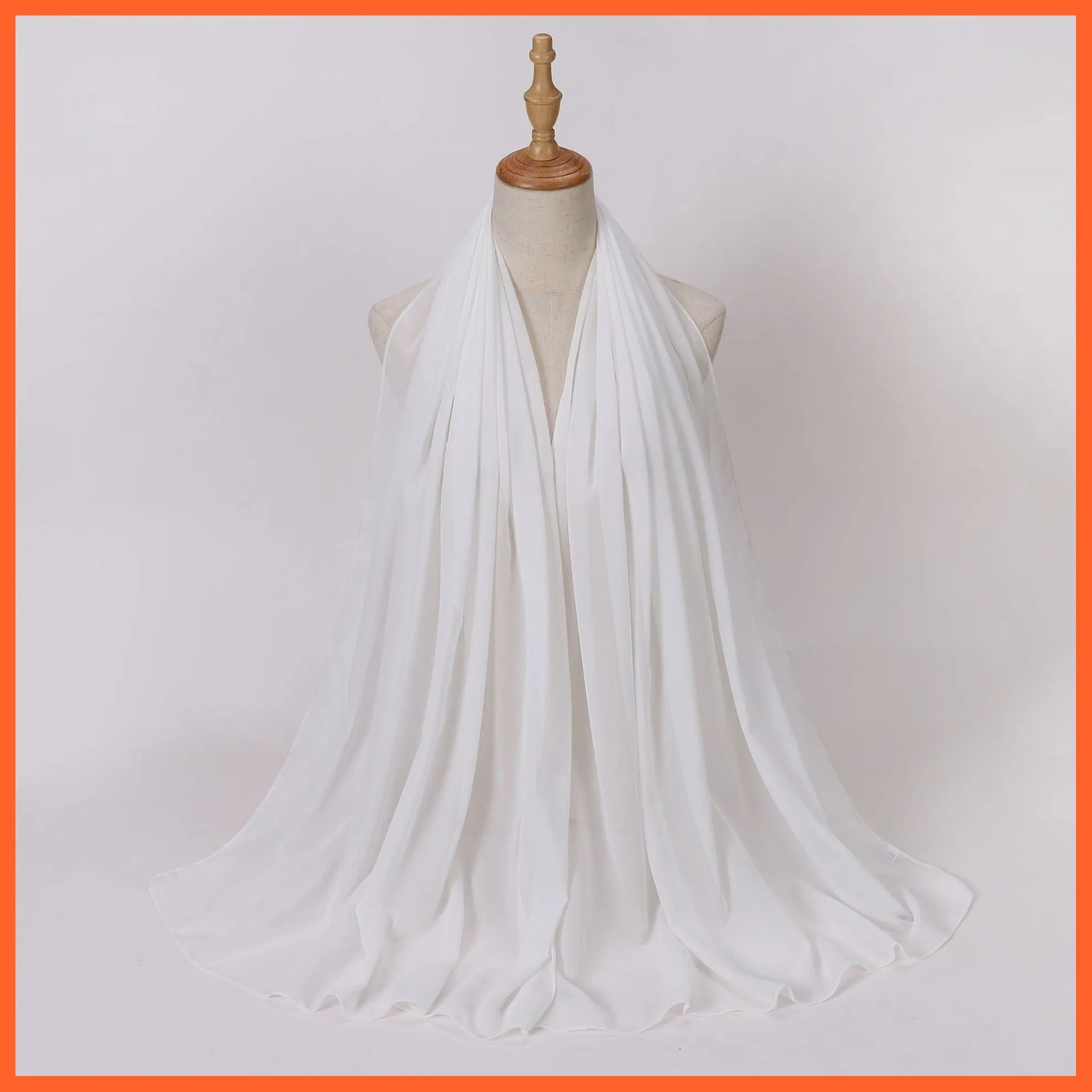 Chiffon Hijab Scarf For Women | Ladies Turban Scarf Shawls