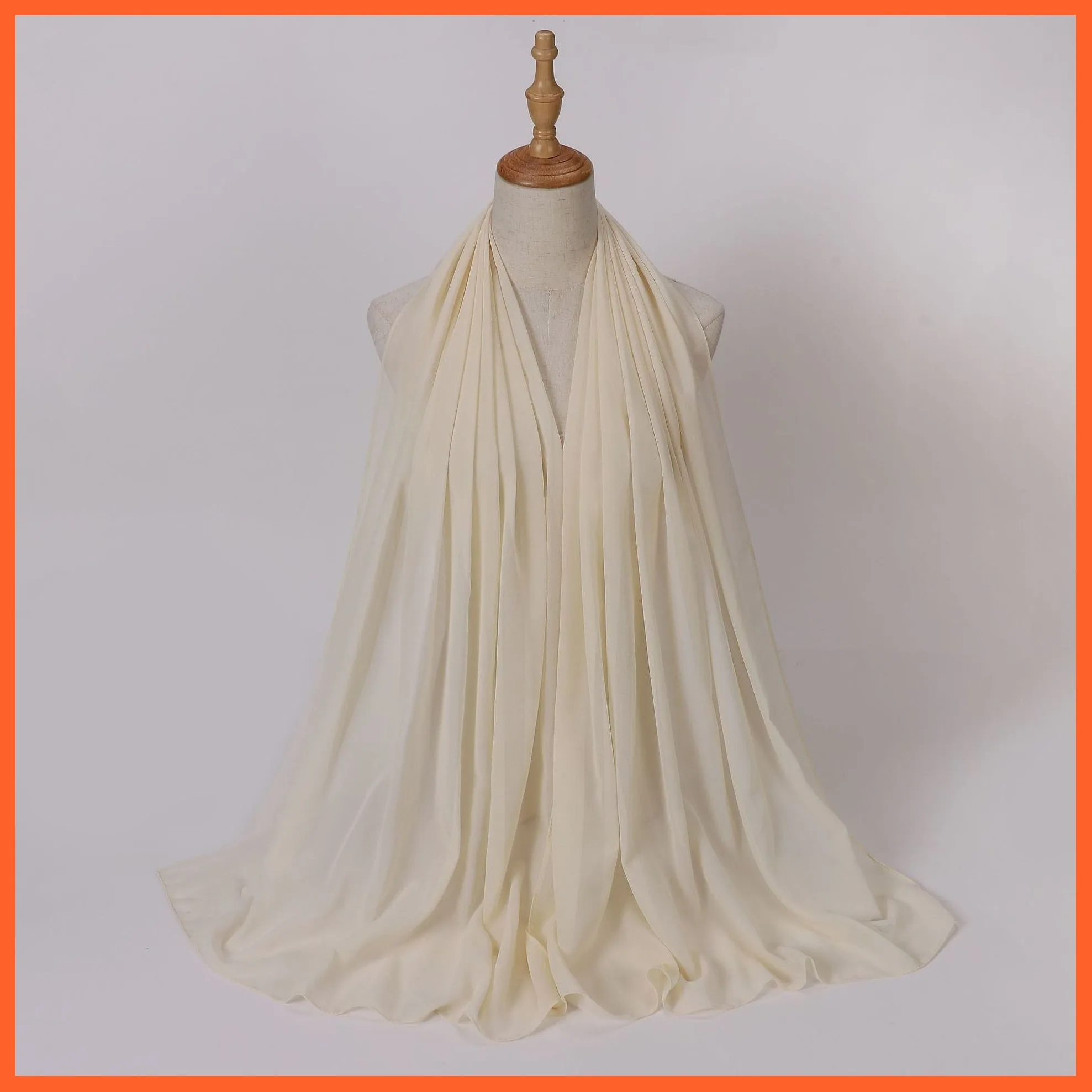 Chiffon Hijab Scarf For Women | Ladies Turban Scarf Shawls