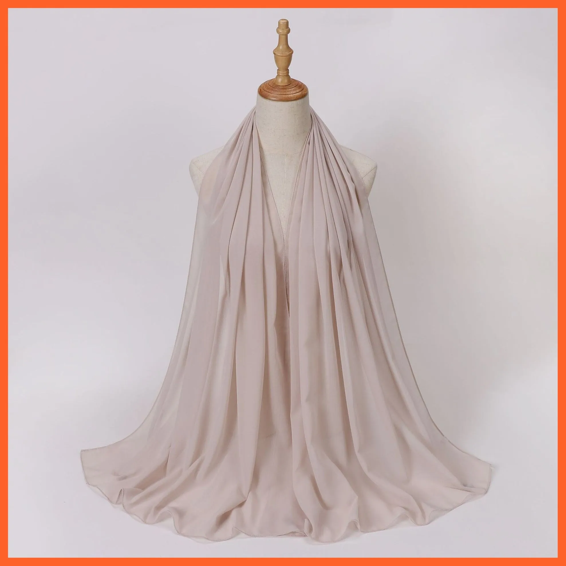 Chiffon Hijab Scarf For Women | Ladies Turban Scarf Shawls