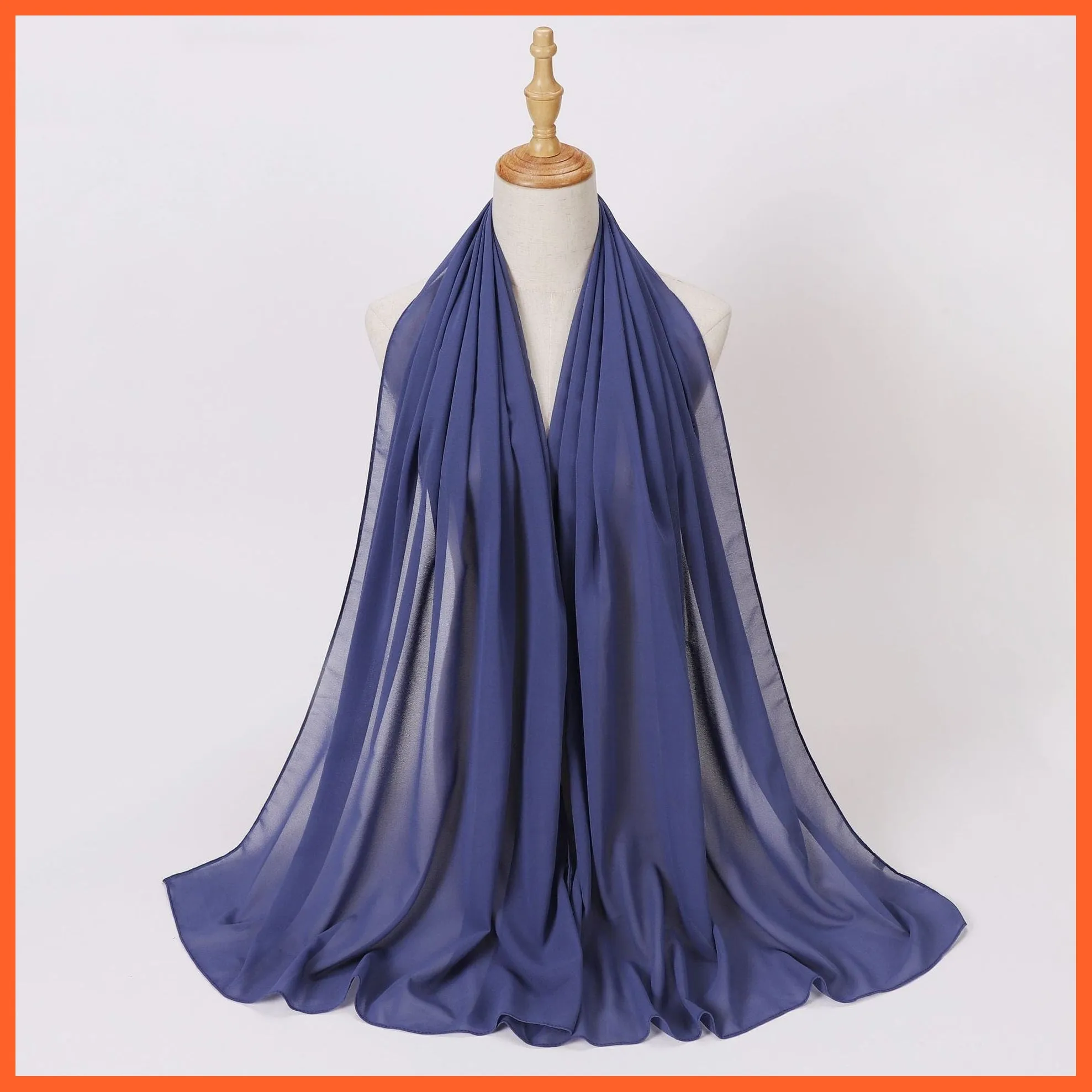 Chiffon Hijab Scarf For Women | Ladies Turban Scarf Shawls