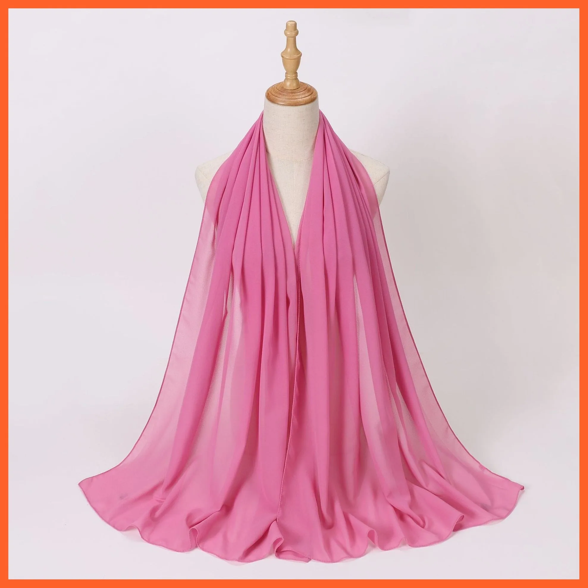 Chiffon Hijab Scarf For Women | Ladies Turban Scarf Shawls