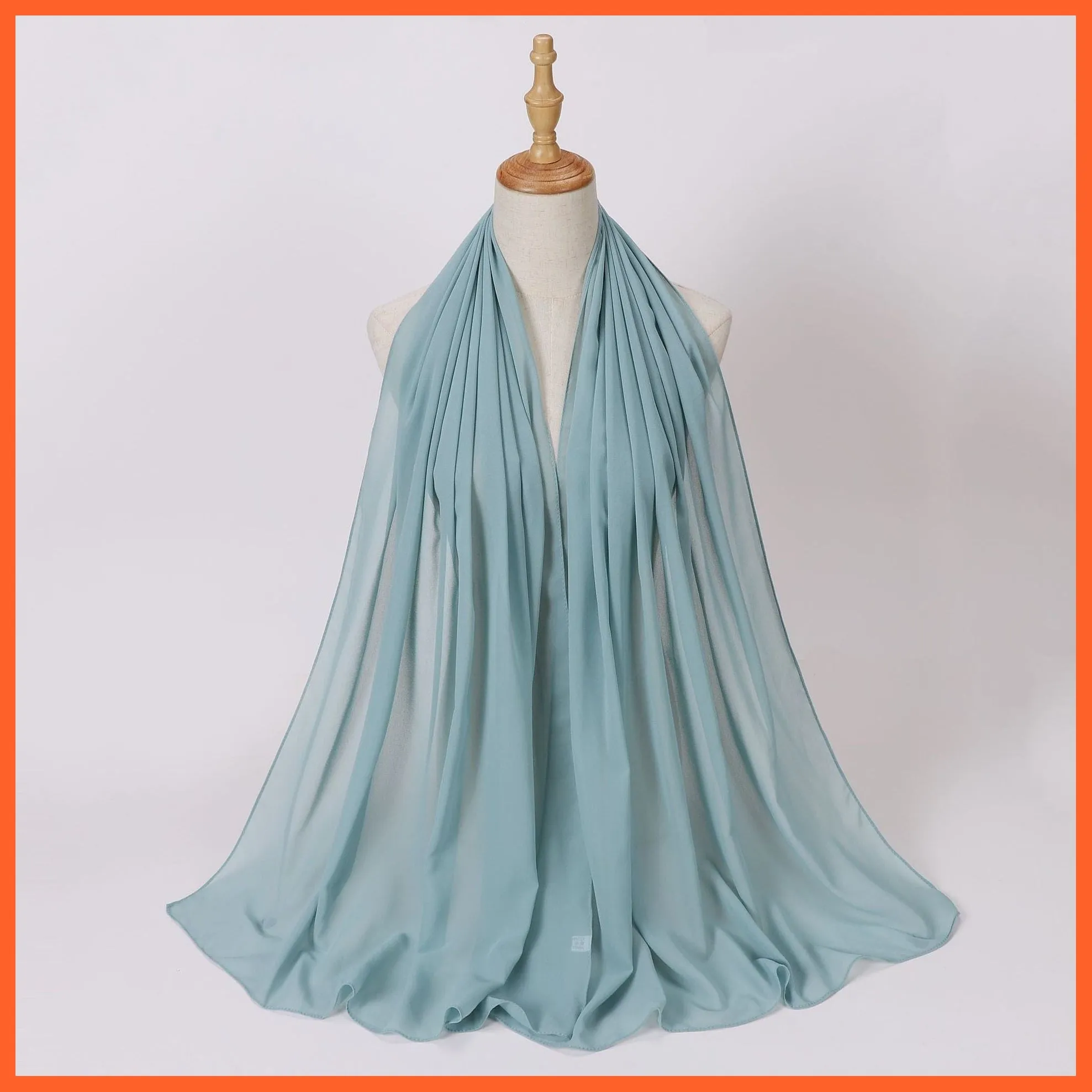 Chiffon Hijab Scarf For Women | Ladies Turban Scarf Shawls