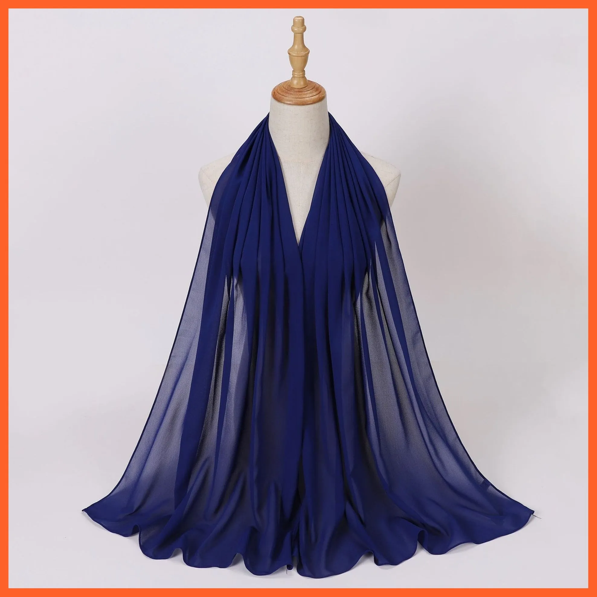 Chiffon Hijab Scarf For Women | Ladies Turban Scarf Shawls