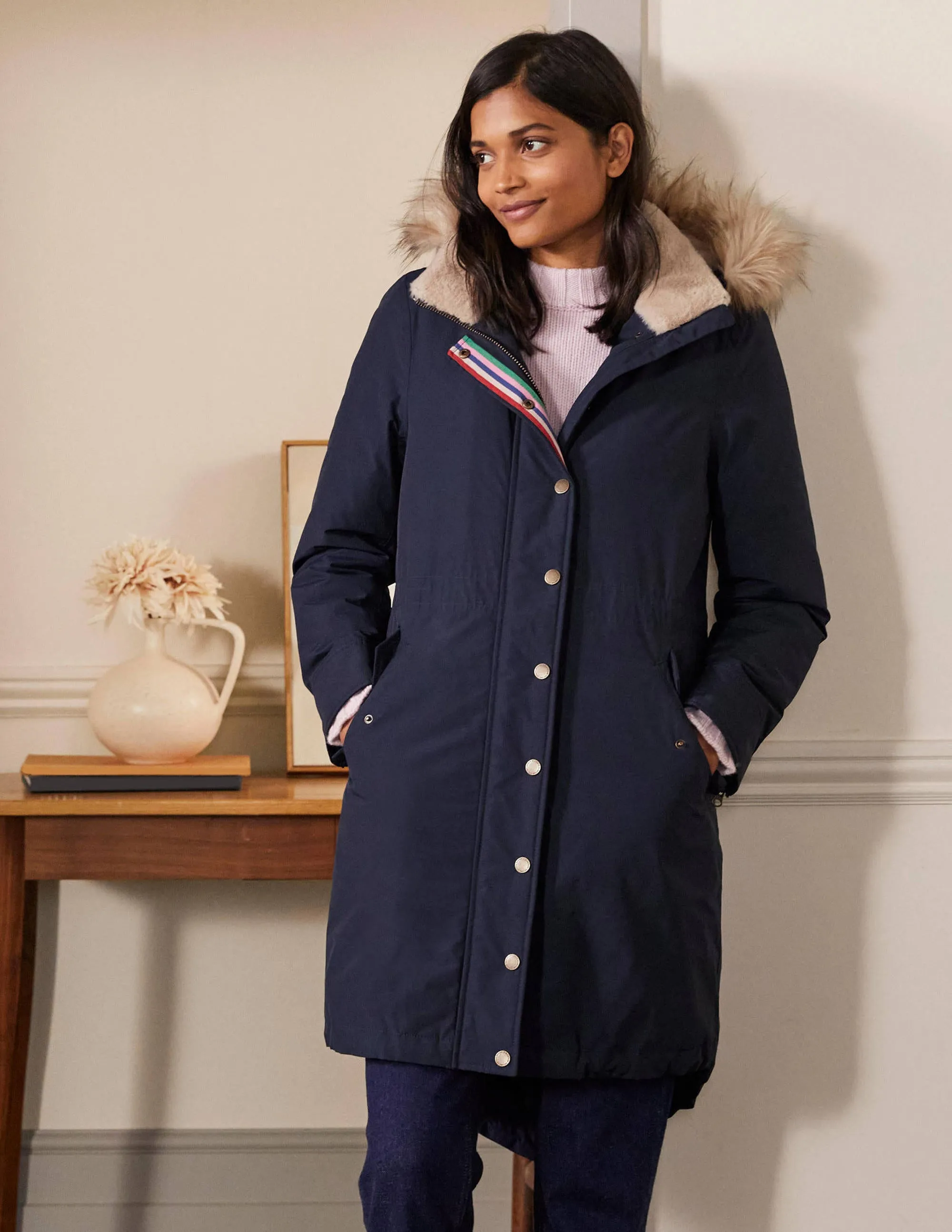 Dunbar Waterproof Parka-Navy