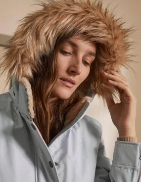 Dunbar Waterproof Parka-Pebble