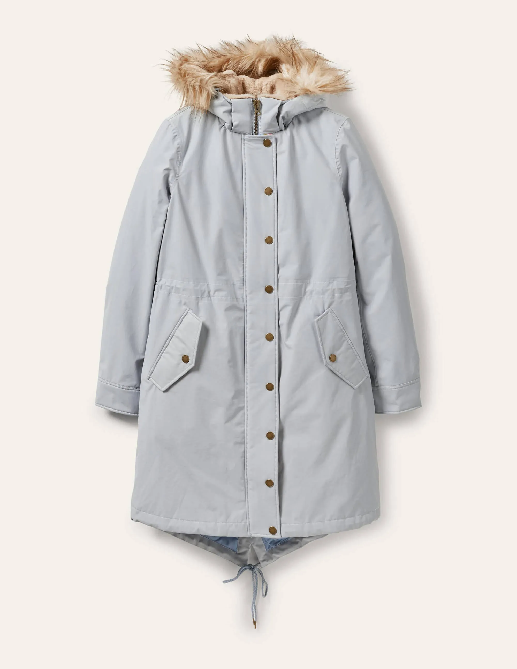 Dunbar Waterproof Parka-Pebble