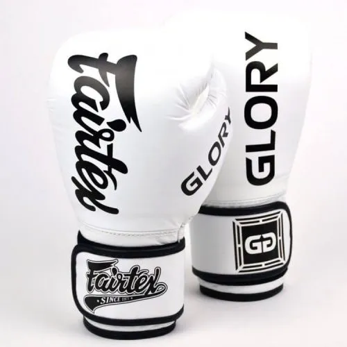 Fairtex BGV1 X Glory MUAY THAI BOXING GLOVES 8-16 oz 2 Colours