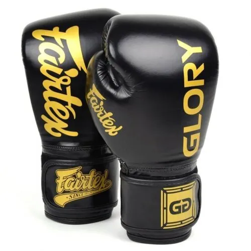 Fairtex BGV1 X Glory MUAY THAI BOXING GLOVES 8-16 oz 2 Colours