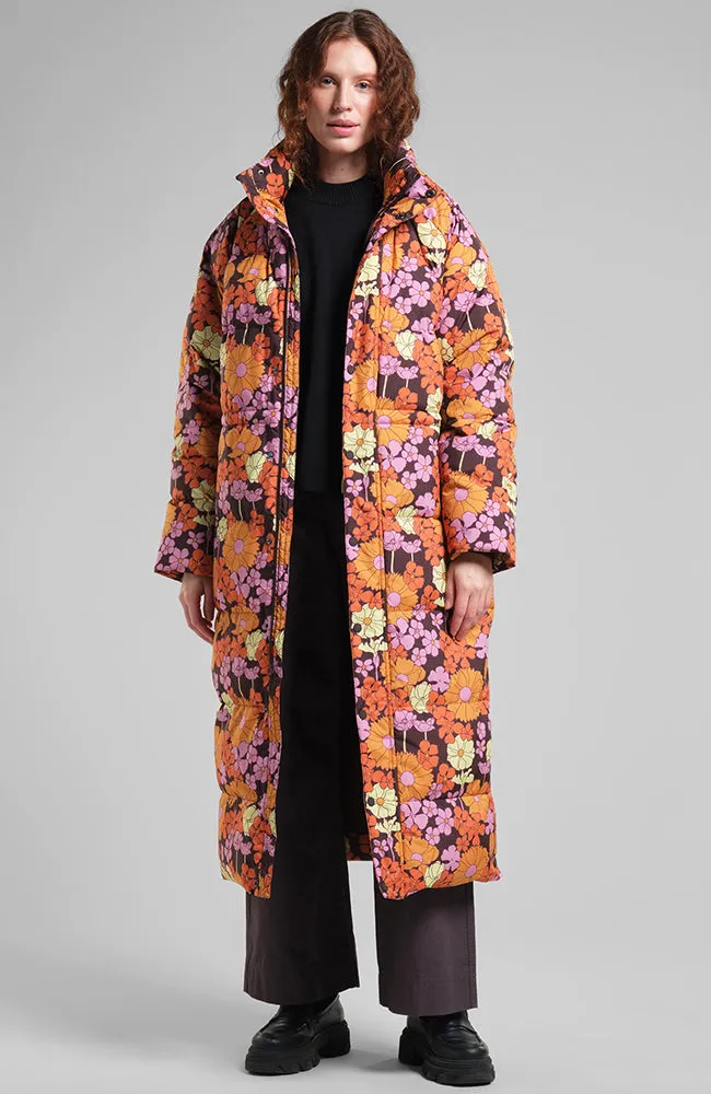 Karmas flower power puffer jas