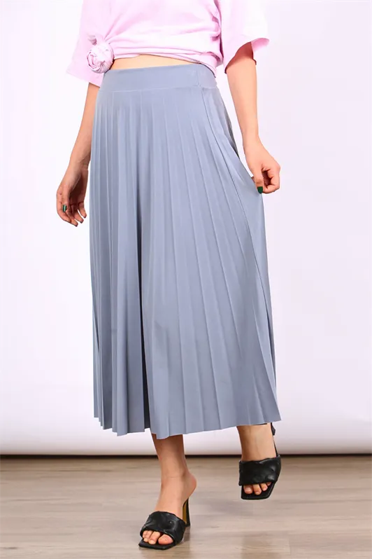 MDX Smoke Pleated Women's Midi Skirt MG1879 - Waldorf