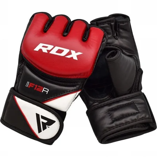 RDX T12 MMA MUAY THAI BOXING SPARRING GLOVES Leather Size S-XL 3 Colours
