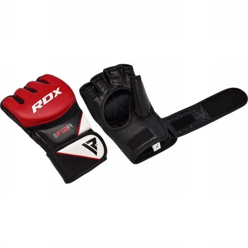 RDX T12 MMA MUAY THAI BOXING SPARRING GLOVES Leather Size S-XL 3 Colours