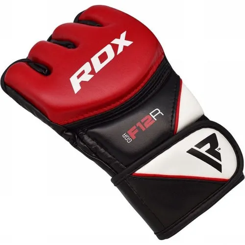 RDX T12 MMA MUAY THAI BOXING SPARRING GLOVES Leather Size S-XL 3 Colours