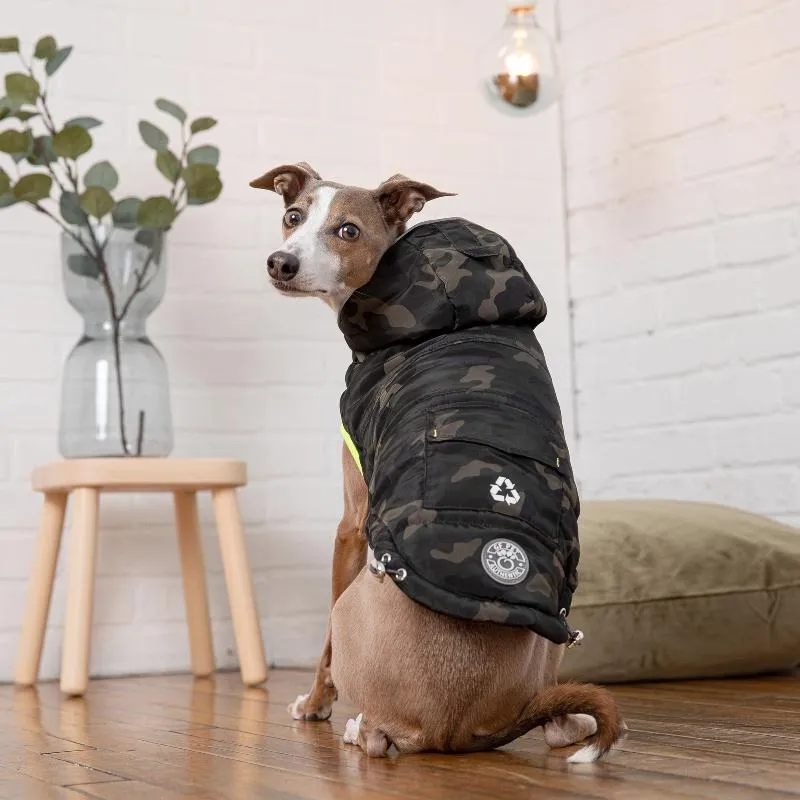 Recycled Dog Parka - Camouflage