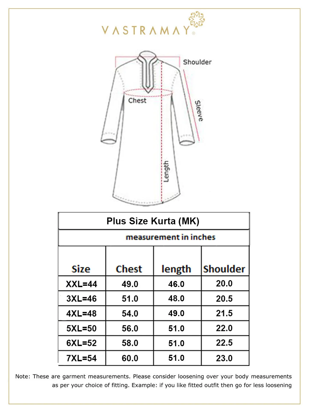 VASTRAMAY Blue Silk Blend Men's Kurta